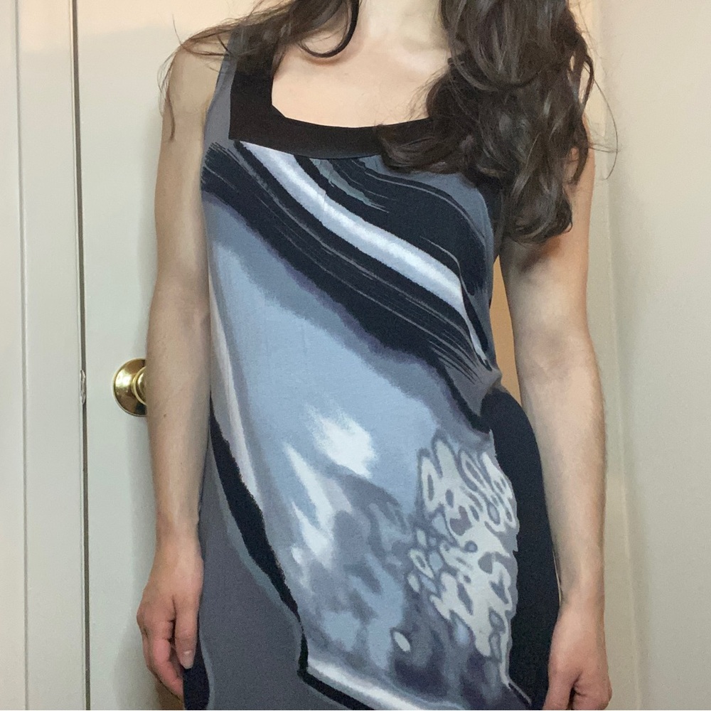 EXPRESS Square Neck Midi Dress